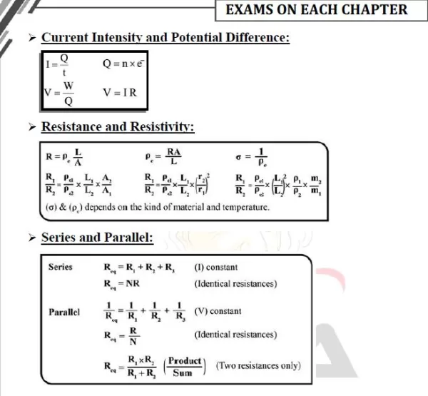 Final Revision physics - 3rd Secondary -21 June 2025