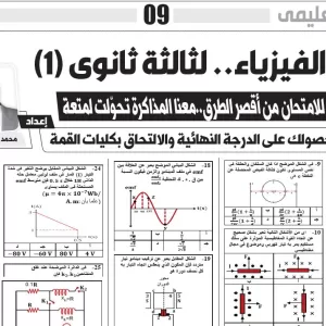 مراجعة-ليلة-الامتحان-الفيزياء-للصف-ثالث-ثانوى-22-يونيو-2025