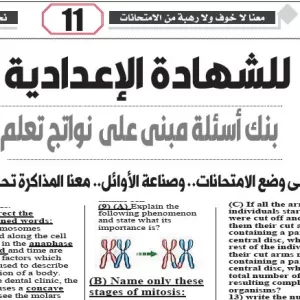 علوم لغات - للشهادة الإعدادية – 17 ديسمبر 2025