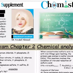 Chemistry 3 Sec 19 -1-2026