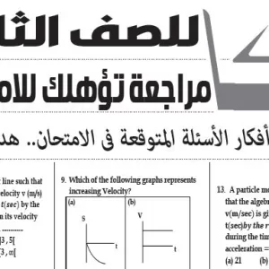 مراجعة الديناميكا لغات – للصف الثالث الثانوى – 30 مايو 2026
