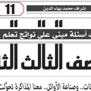 مراجعة اللغة الانجليزية – للصف الثالث الثانوى – 22 مايو 2026