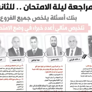 مراجعة التربية الدينية الاسلامية – للصف الثالث الثانوى – 13 يونيو 2026